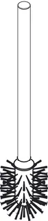 Hansgrohe Stiel m.Bürste Logis/PuraVida chrom