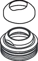 Hansgrohe Abdeckkappe Axor Terrano chrom