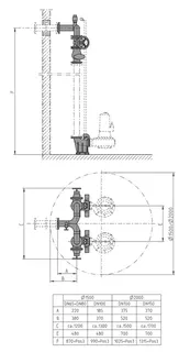 JUNG PENTAIR S-ZUBEHÖR ARMATUREN DN100 F. ES D1500