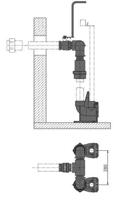 JUNG PENTAIR S-ZUBEHÖR ARMATUREN DN50-D US