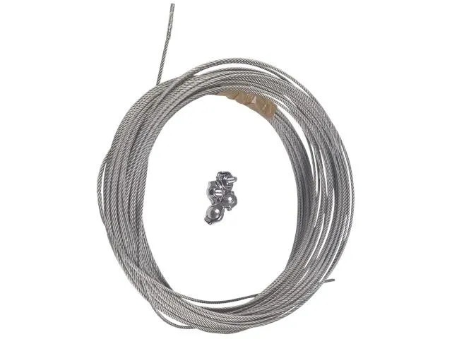 Grundfos Zubehör für Unterwasserpumpen Niroseilsatz 10m D=5mm 4 St.Bügelklemmen