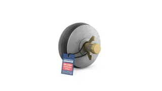 Crassus Schnellverschlussstopfen CSV 114 (108-120mm), bis 0,5 bar, Länge: 100mm, EPDM / Al