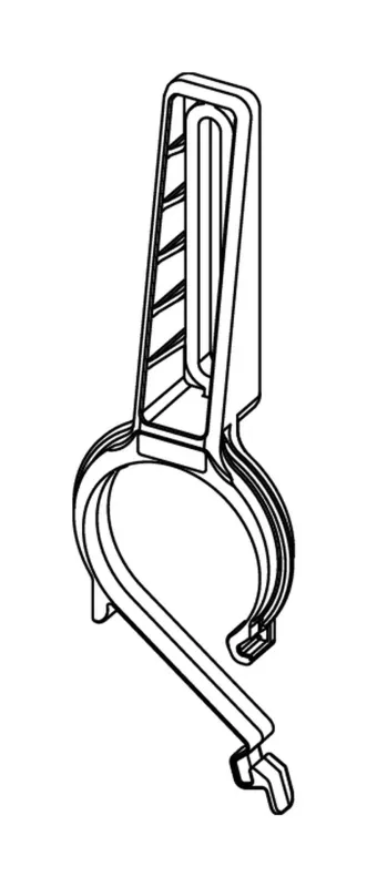TECE Ersatzteil Ablaufbogenhalter DN 50