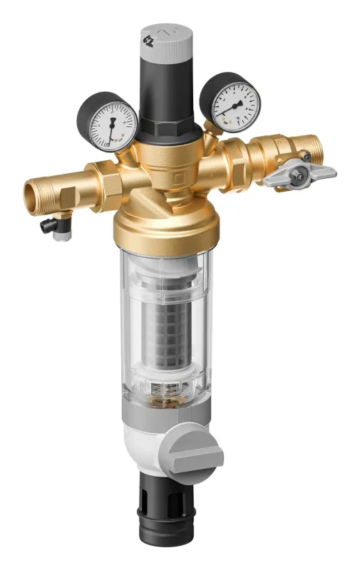 Resideo Hauswasserstation HS10S 0,1mm, bleifrei, Tülle 1"