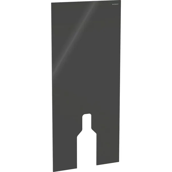 Geberit Frontverkleidung zu Monolith Sanitär- modul für Stand-WC 114cm Glas schwarz