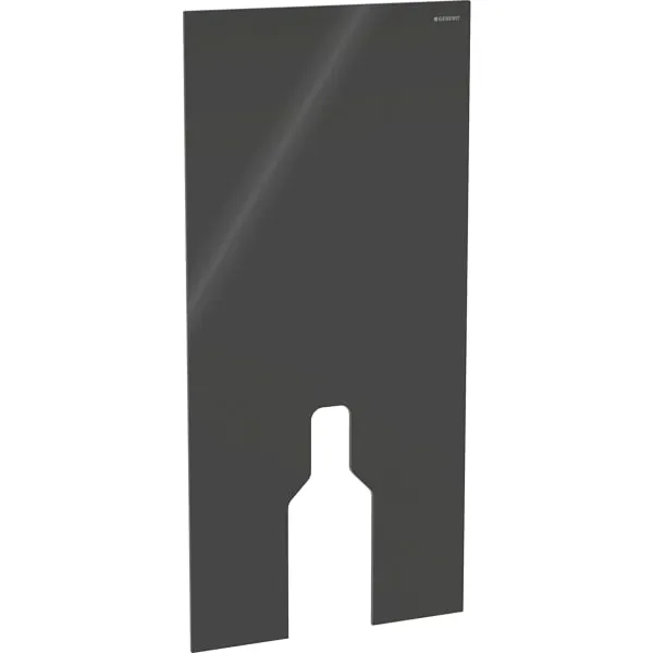 Geberit Frontverkleidung zu Monolith Sanitär- modul für Stand-WC 101cm Glas schwarz
