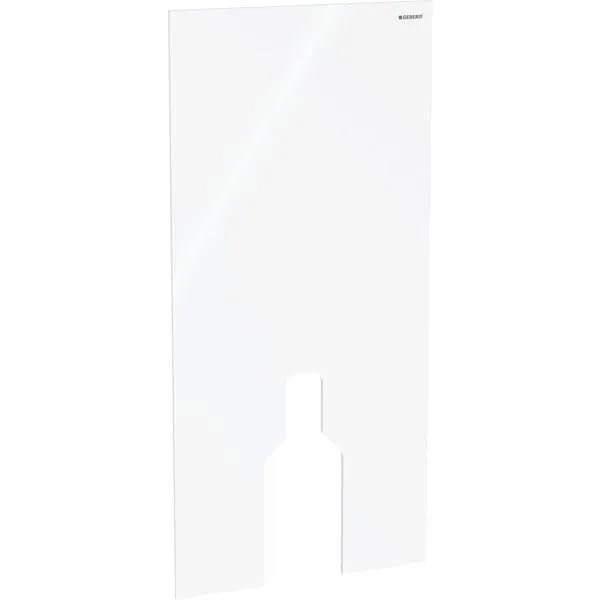 Geberit Frontverkleidung zu Monolith Sanitär- modul für Stand-WC 101cm Glas weiß