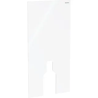 Geberit Frontverkleidung zu Monolith Sanitär- modul für Stand-WC 101cm Glas weiß
