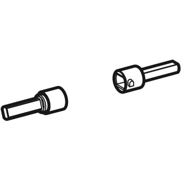 Geberit Set Steckbolzen für WC-Sitz und WC-Deckel, zu Geberit AquaClean 4000