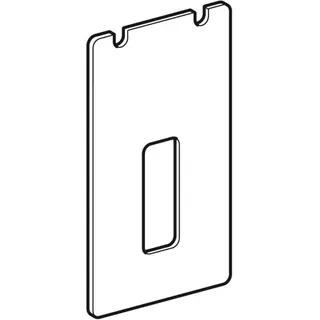Geberit Serviceöffnung für Standarmaturen Monolith Sanitärm. für WT Glas schwarz
