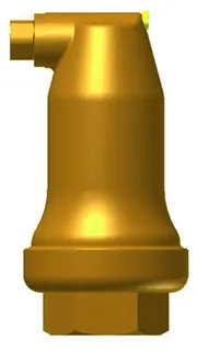 Pneumatex Zeparo Schnellentlüfter ZUT 20 senkr. Einbau IG, Nr. 7890520
