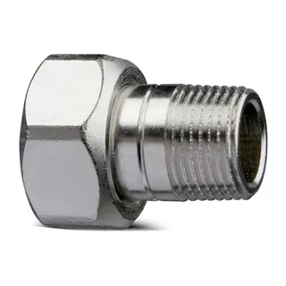 HEIMEIER Heizkörper-Anschlussverschr. R 1/2 x M 22, AMETAL-C vernickelt