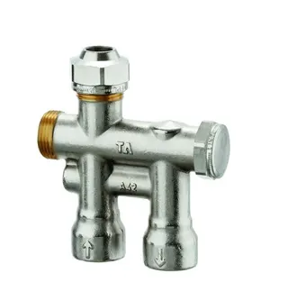 TA Einrohrverteiler TA RVES,DN 15 (1/2") Anschluss Innengewinde Rp 1/2