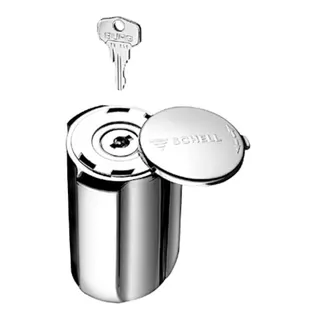 SCHELL Sanitärgriff SECUR abschließbar, Rastbuchse, 1/2", chrom