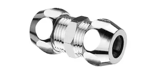 SCHELL Gerade-Doppel-Verschraubung 3/8"AGx3/8"AG, d:10, chrom