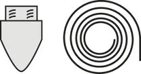 Vaillant flex, Abgas-System DN 80 PP Montageset Kegel Seil als Einziehhilfe