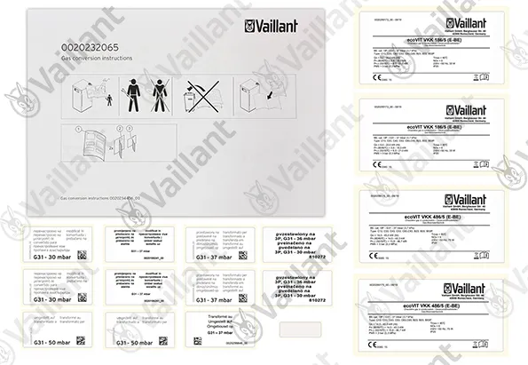 Vaillant Umstellsatz E/H/Lw/S <-> P/LPG, Vaillant-Nr. 0020232065
