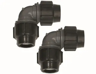 Vaillant Winkelkupplung 90 Grad, 2 St. für PE-Rohr 40 x 3,7 mm für aroCOLLECT