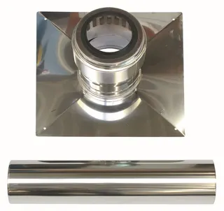 Vaillant Schachtabd. 110 mm Edelstahl incl. Endrohr 110 mm Edelstahl