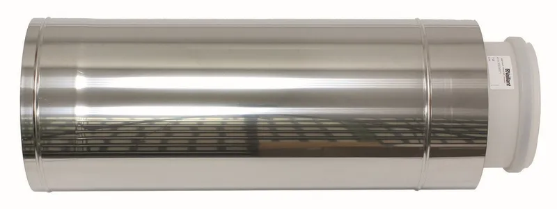 Vaillant Verlängerung DN 225/160 0,5 m Edelstahl für Abgassystem Fassade DN 160