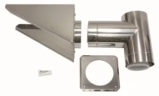 Vaillant Außenwandanschluss DN 225/160 Edelstahl für Abgassystem Fassade DN 160