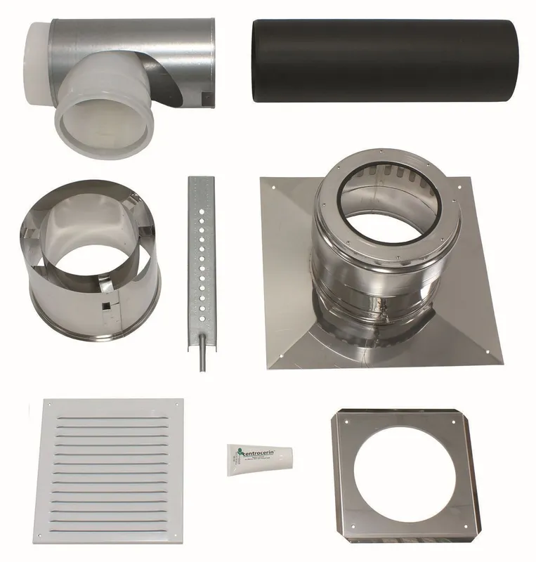 Vaillant Basis-Anschluss-Set DN 200 PP an Abgas DN 200 PP Schacht
