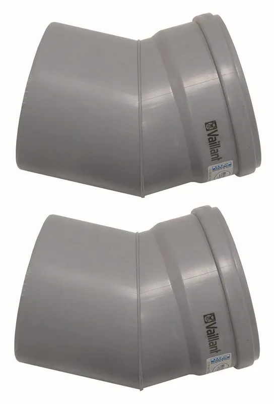 Vaillant Bogen 30 Grad (2 St.) für starre Abgasleitung DN 130, PP