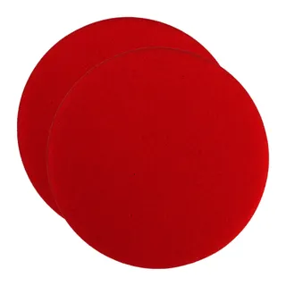 Polierschwamm Rot 160/20 mm Kletthaftung
