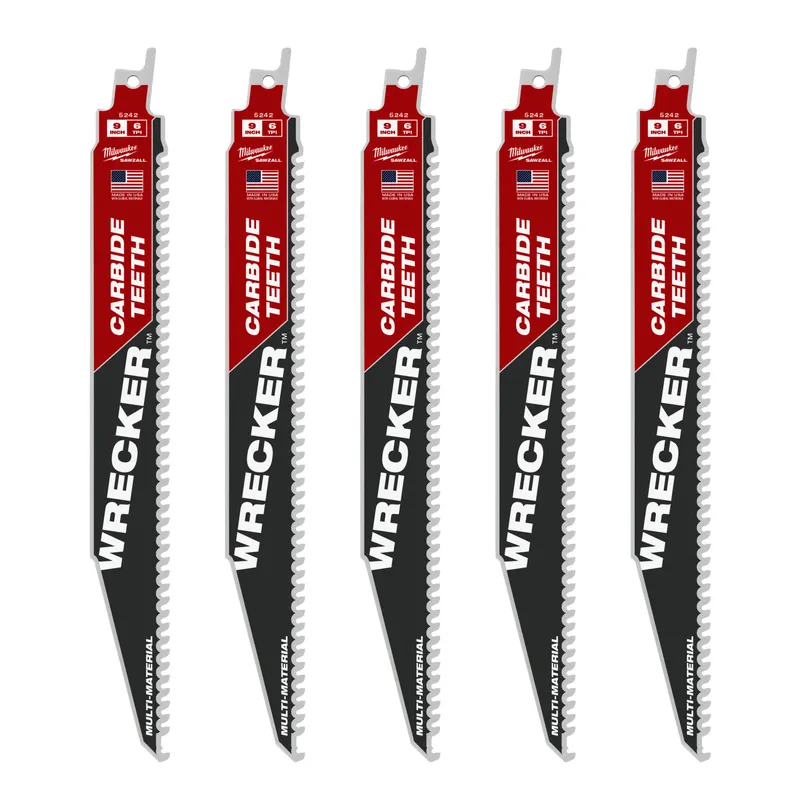 Säbelsägeblatt 5er Pack 230 x 6 mm THE WRECKER HM-bestückt