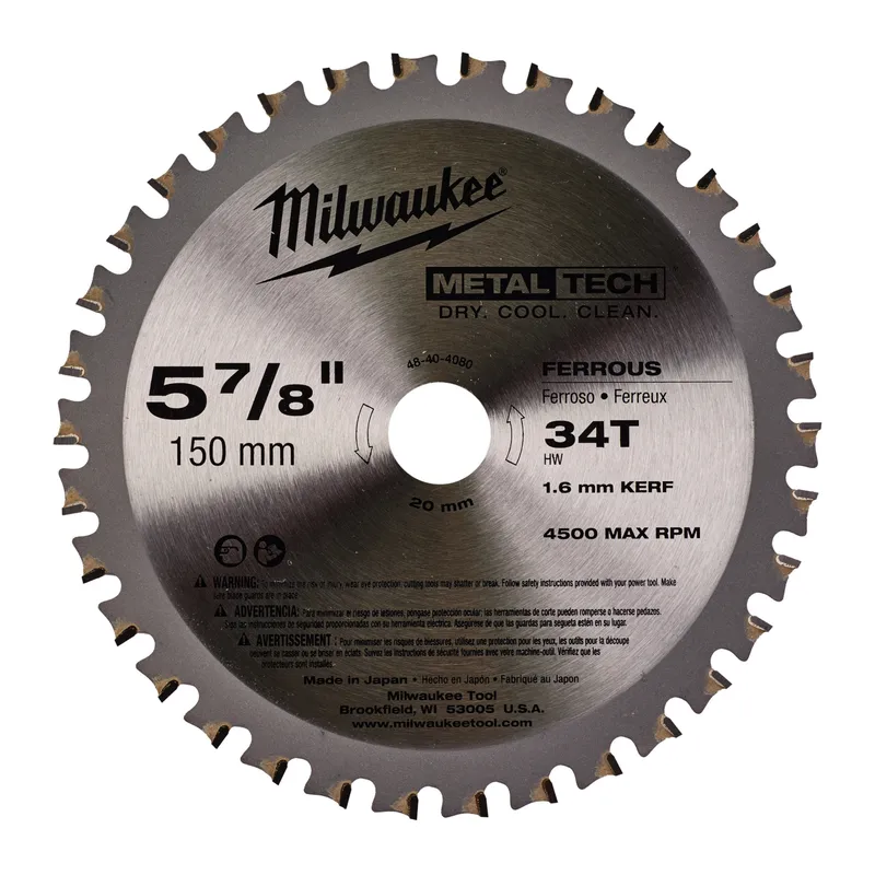 Kreissägeblatt für 150/20 mm Z34