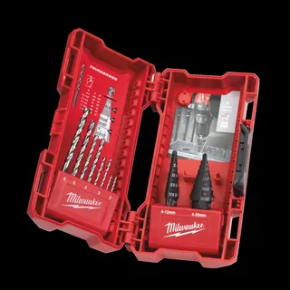 Stufenbohrer und Metallbohrer Set