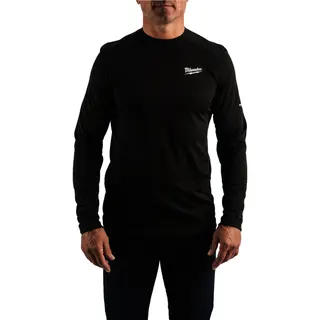 Funktions Langarm Shirt WWLSBL S schwarz mit UV-Schutz