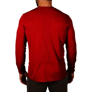 Funktions Langarmshirt WWLSRD M rot mit UV Schutz – Bild 2