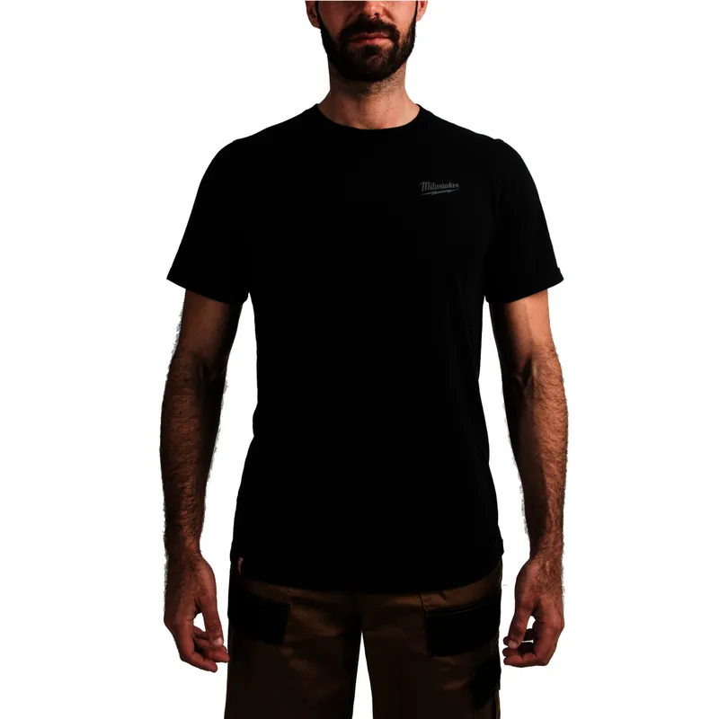 Hybrid T Shirt schwarz HTSSBL S