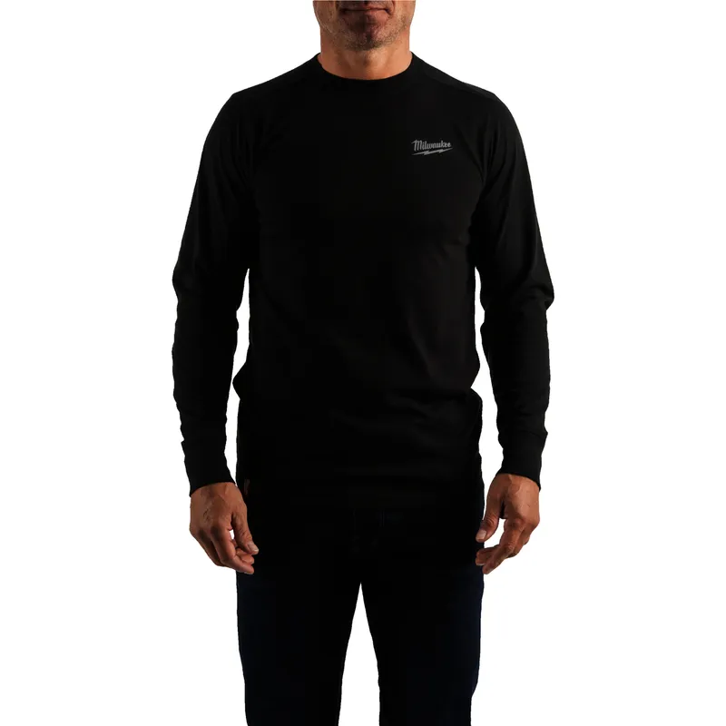 Hybrid Langarm Shirt schwarz HTLSBL M