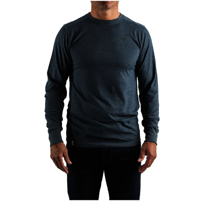 Hybrid Langarm Shirt blau HTLSBLU L