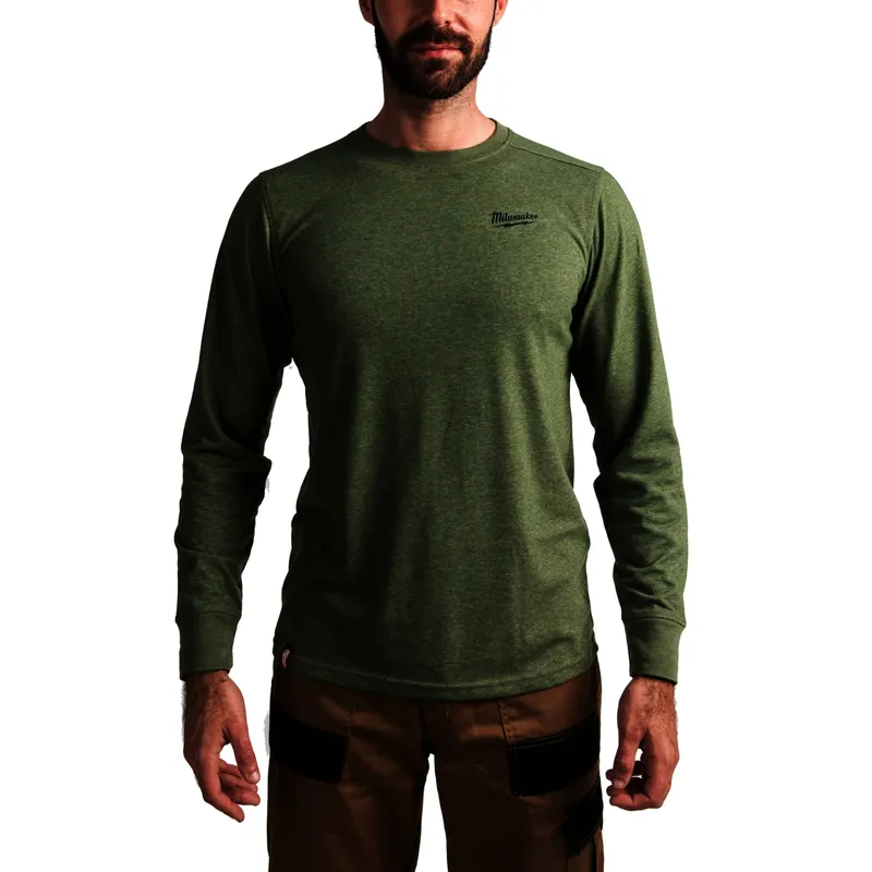 Hybrid Langarm Shirt grün HTLSGN L