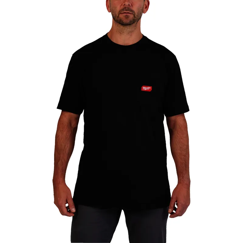 Arbeits T Shirt WTSSBL L schwarz mit UV mit UV Schutz