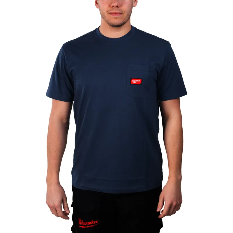 Arbeits T Shirt WTSSBLU X blau mit UV mit UV Schutz