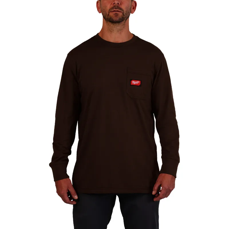 Langarm Shirt WTLSBR XL braun mit UV Schutz