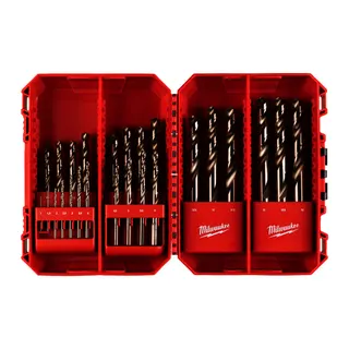 HSS-G RED COBALT Metallbohrer HSS-G Co 25-tlg. in PACKOUT kompatibler Kassette