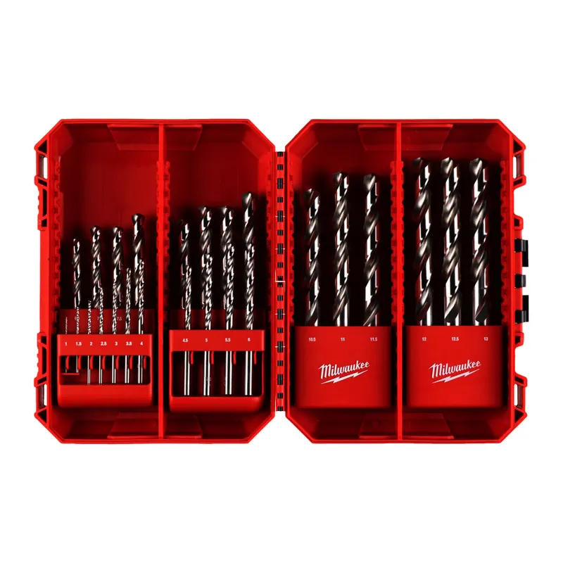 Metallbohrer Set HSS-G DIN 338 25-tlg. in PACKOUT kompatibler Kassette