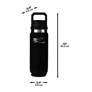 PACKOUT Thermosflasche schwarz 532 ml – Bild 4
