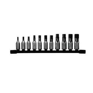 Bit-Steckschlüsseleinsatz metr 3/8"11tlg