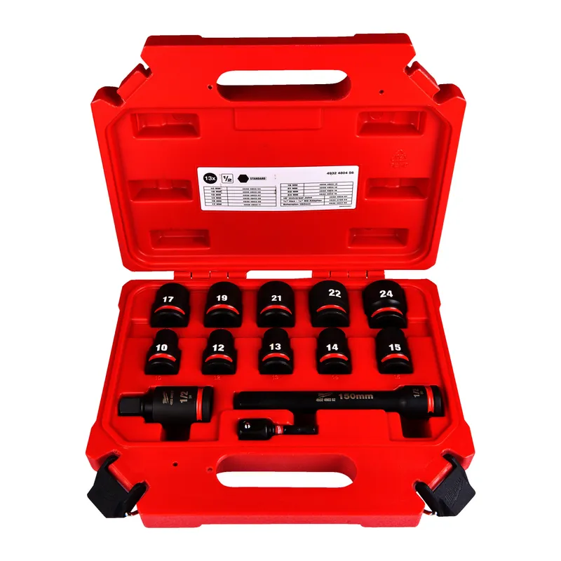 SHOCKWAVE Schlagnussset 1/2" kurz 13 tlg