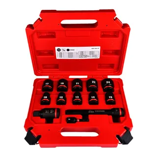 SHOCKWAVE Schlagnussset 1/2" kurz 13 tlg