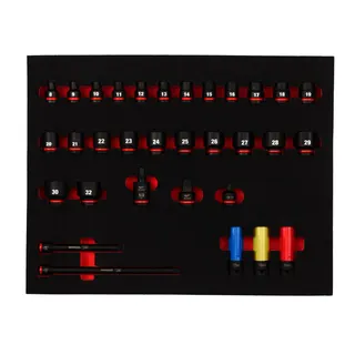 Enlage für 1/2" Schlagnüsse 32 tlg