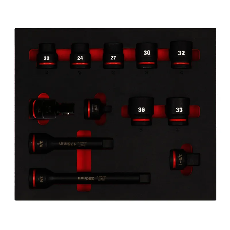 Enlage für 3/4" Schlagnüsse 12 tlg