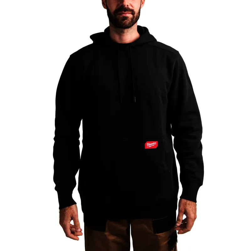 Kapuzen-Pullover schwarz WHMWBL-L