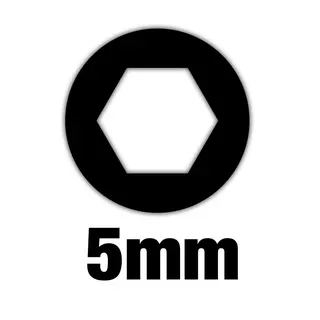Steckschlüssel Griff und Durchgangsloch SW 5 mm / M 2,5 – Bild 2